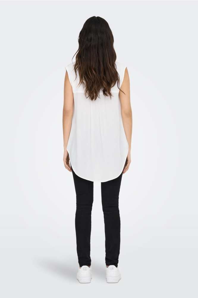 ONLJETTE LIFE S/L TOP WVN NOOS 15213420 CLOUD DANCER